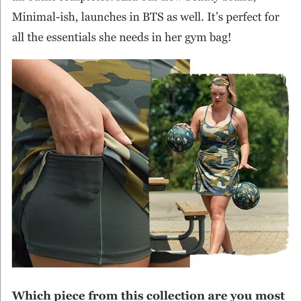 Aerie Camo Offline Dress